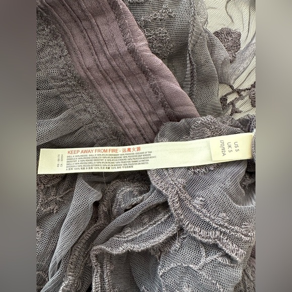 Free People On My Way Maxi Lace Embroidered Dress Size Small - Picture 14 of 14